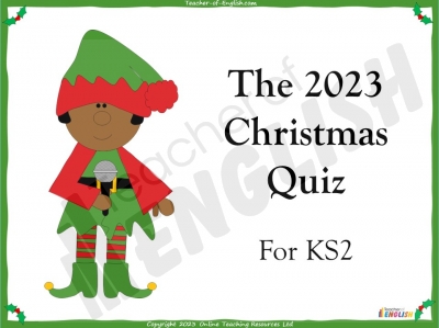 2023 Christmas Quiz for KS2 Teaching Resources